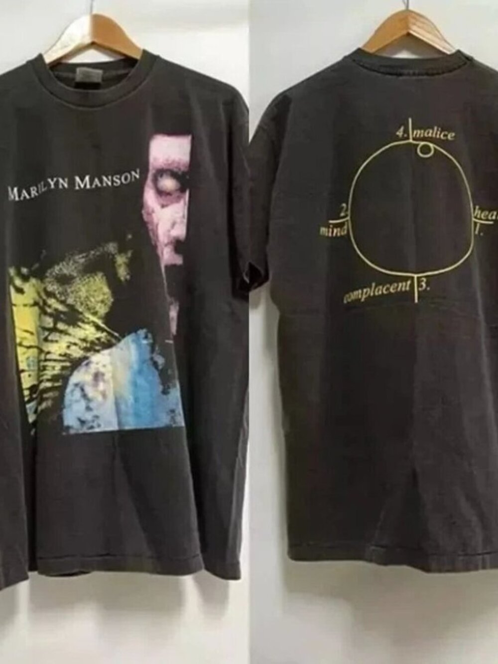 Marilyn Manson Antichrist Superstar 1996 Band 2 Sided Graphic T-Shirt